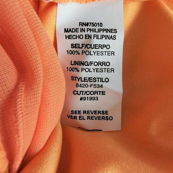 City Triangles Orange Dress (new) - Picture 10 of 16